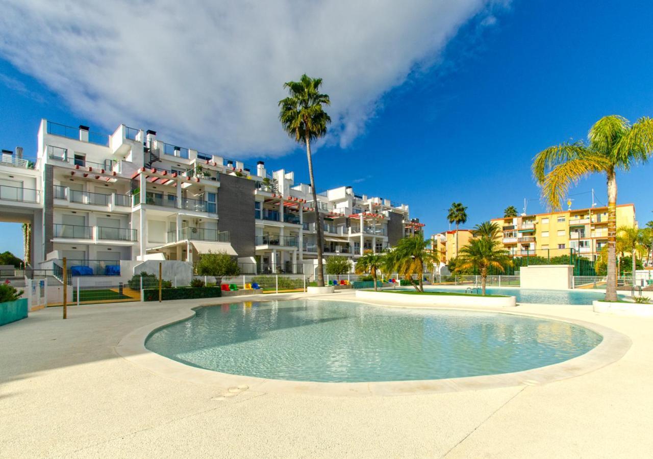 Apartamento Victoria Playa III Con Una Gran Terraza Denia Exteriér fotografie